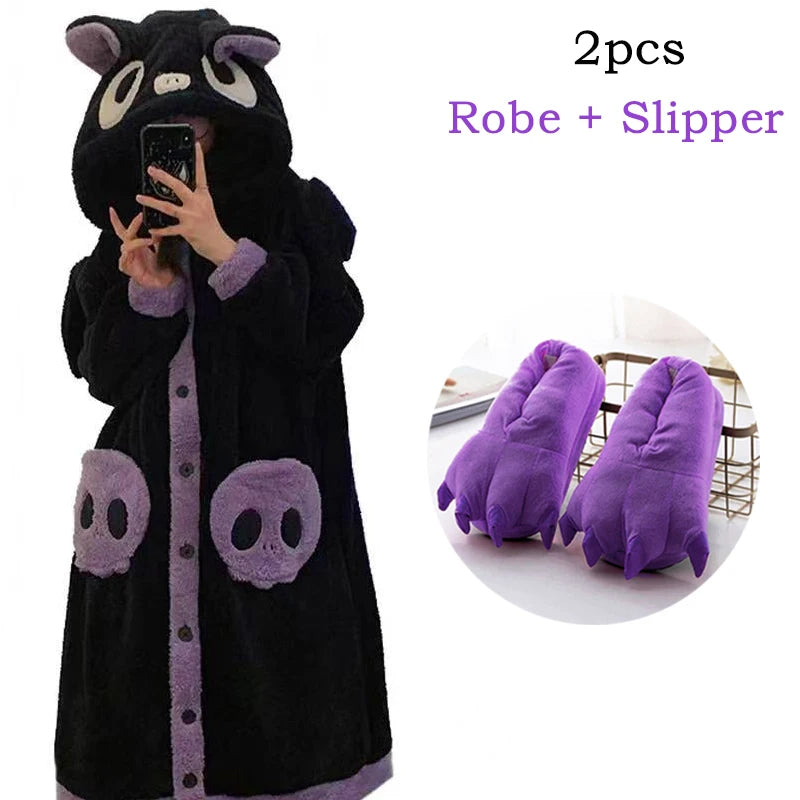 Pyjama d'hiver Robe chauve-souris