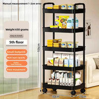 Chariot de rangement roulant multifonctionnel à 5 couches – vue 6