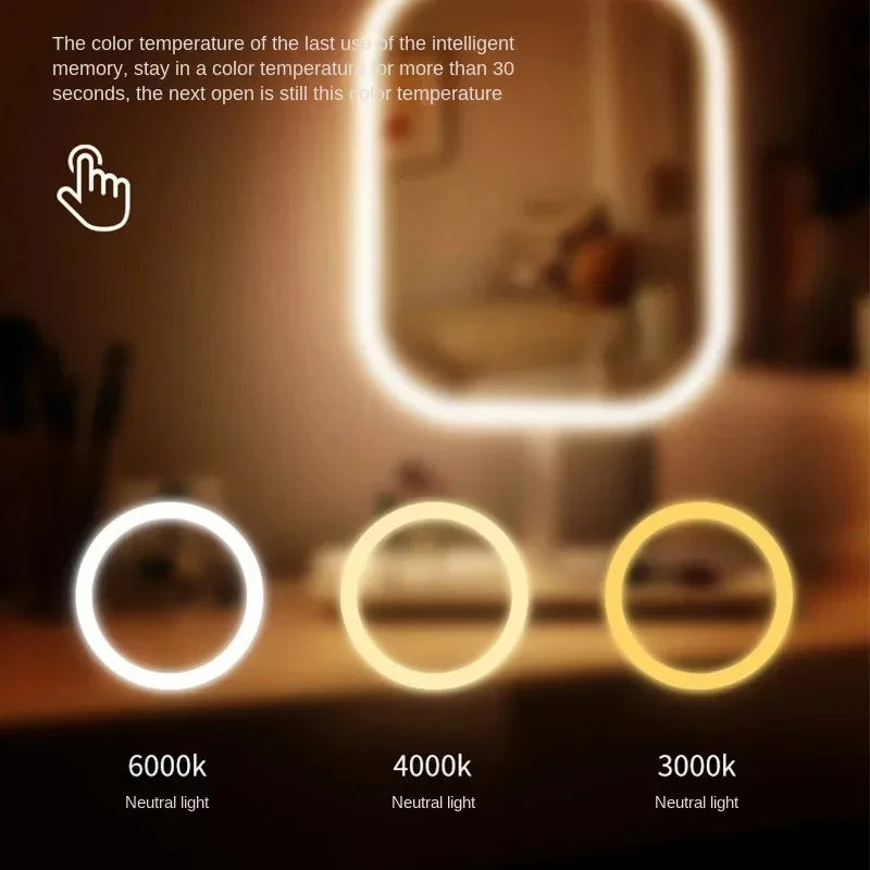Miroir de Maquillage LED à Commande Tactile – vue 5