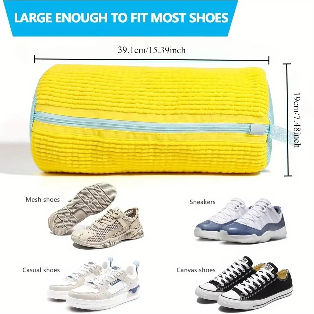 Sac de lavage de chaussures en coton – vue 6