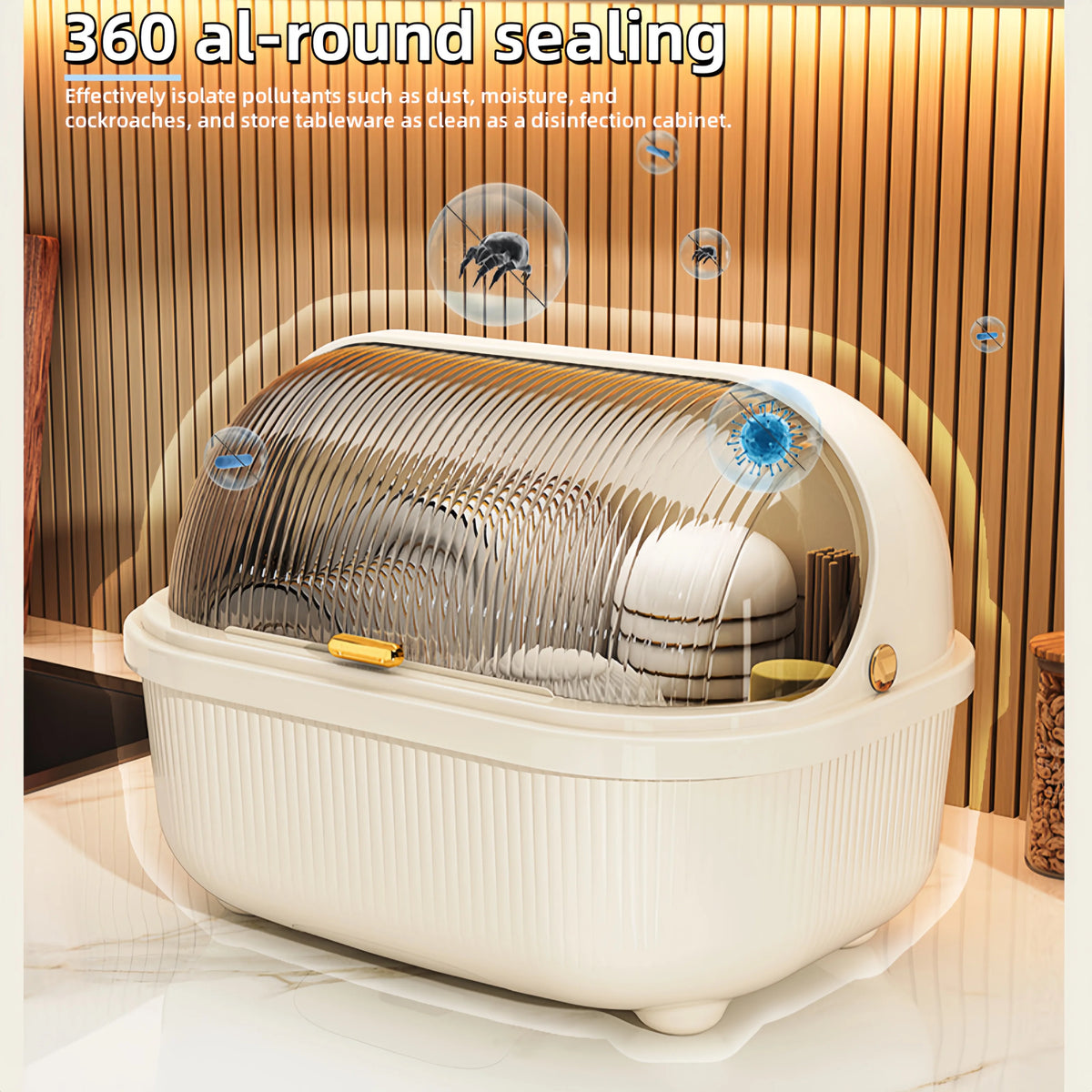 Boîte de rangement de cuisine de grande capacité – vue 3