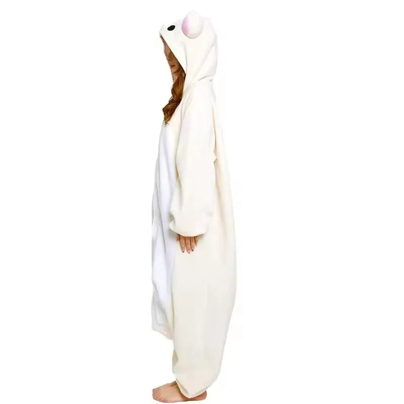 Pyjama Kigurumi Ours Blanc de Noël et d'Halloween – vue 5