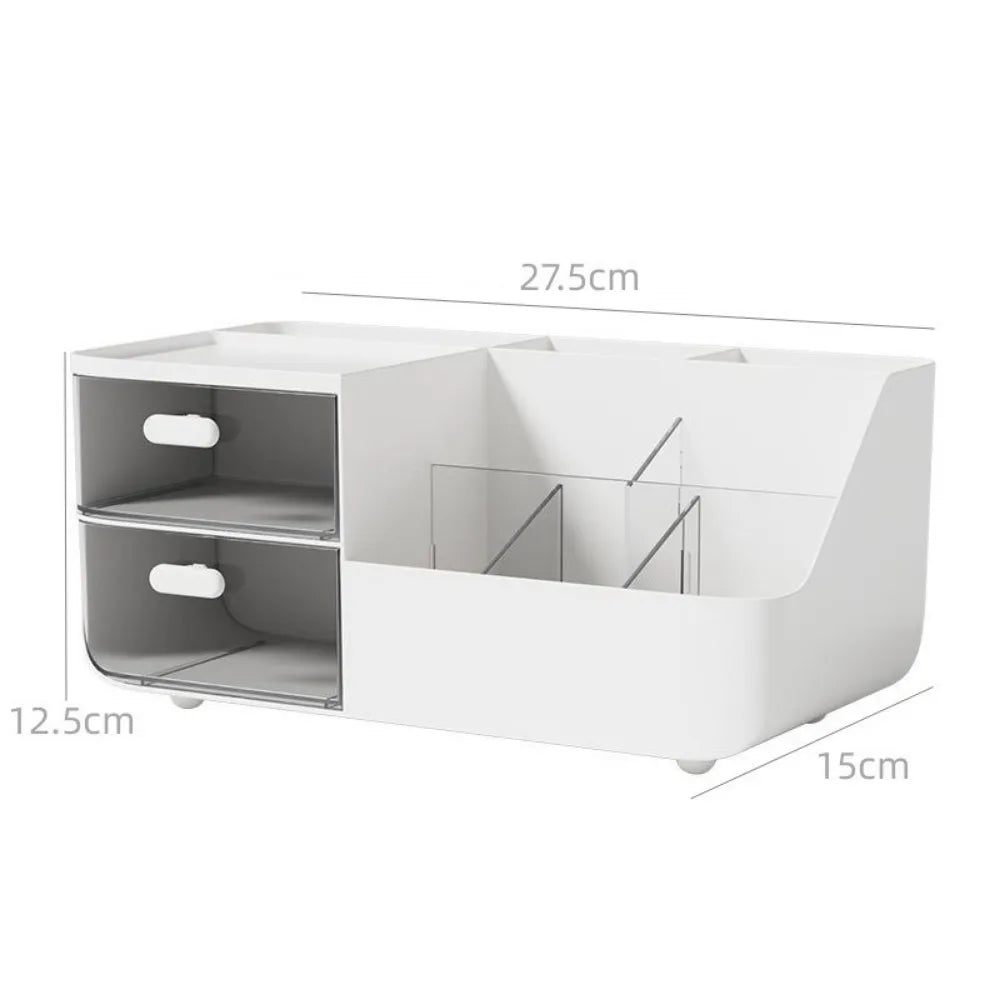 Boîte de rangement de bureau, organisateur de cosmétiques avec tiroirs – vue 6