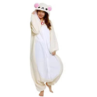 Pyjama Kigurumi Ours Blanc de Noël et d'Halloween – vue 4
