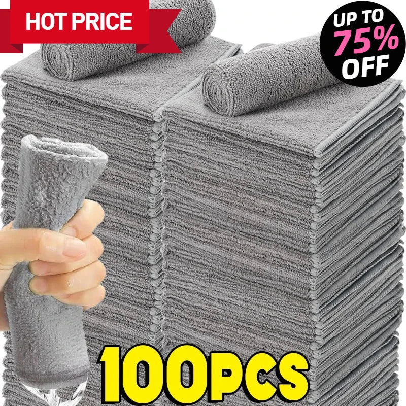 Chiffons de nettoyage en microfibre épais