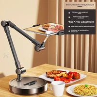 Support de téléphone réglable en acier au carbone 360° Support de prise de vue rotatif pou