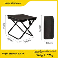 Tabouret pliant, chaise de pêche