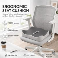 Coussin de siège ergonomique en mousse à mémoire de forme