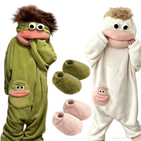 Pyjama Kigurumi Drôle et Mignon Monstre à Grande Bouche