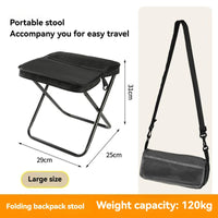 Tabouret pliant pour les loisirs en plein air