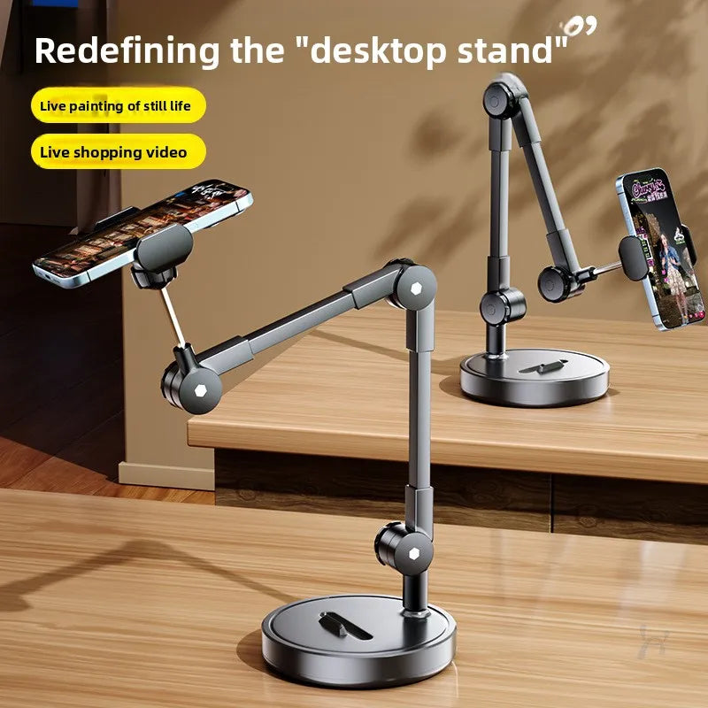Support de téléphone réglable en acier au carbone 360° Support de prise de vue rotatif pou – vue 2