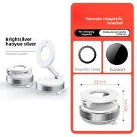 Support de téléphone magnétique pour voiture 360 ° Rotation pliante avec ventouse sous vid