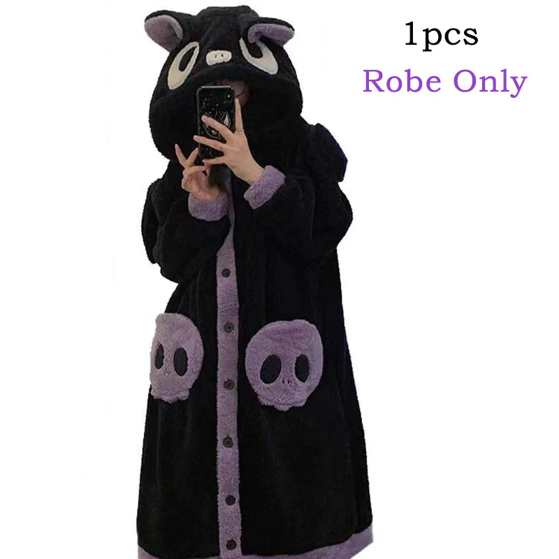 Pyjama d'hiver Robe chauve-souris