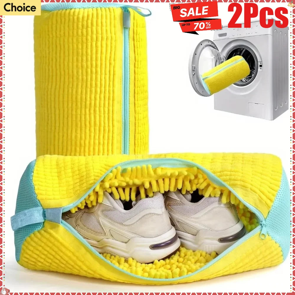 Sac de lavage de chaussures en coton