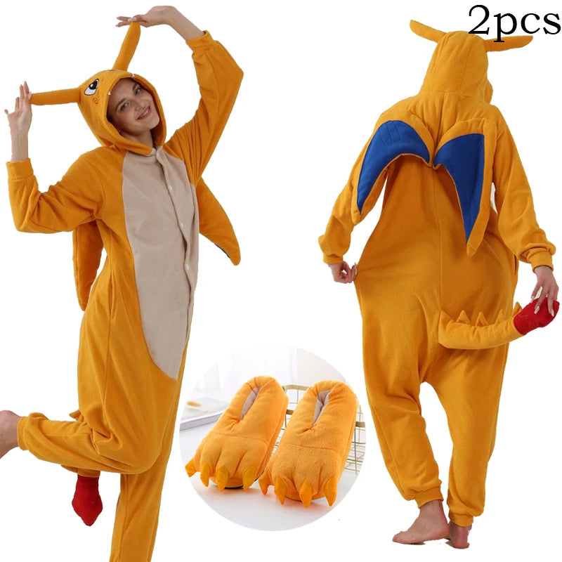 Anime Dragon Onesies pyjamas adulte combinaison Animal Halloween Costume Festival fête Cos