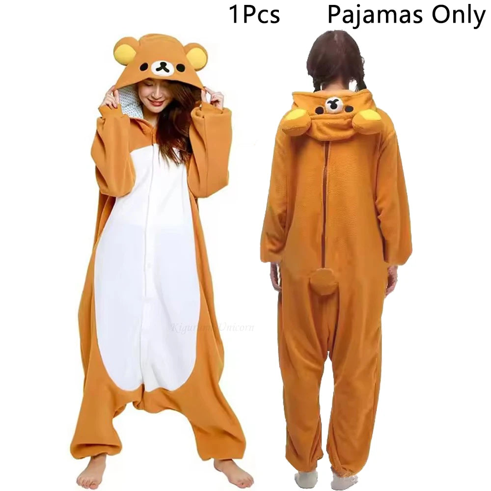 Pyjama Kigurumi Ours Blanc de Noël et d'Halloween