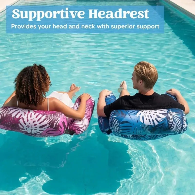 Chaise longue gonflable pour piscine – vue 4