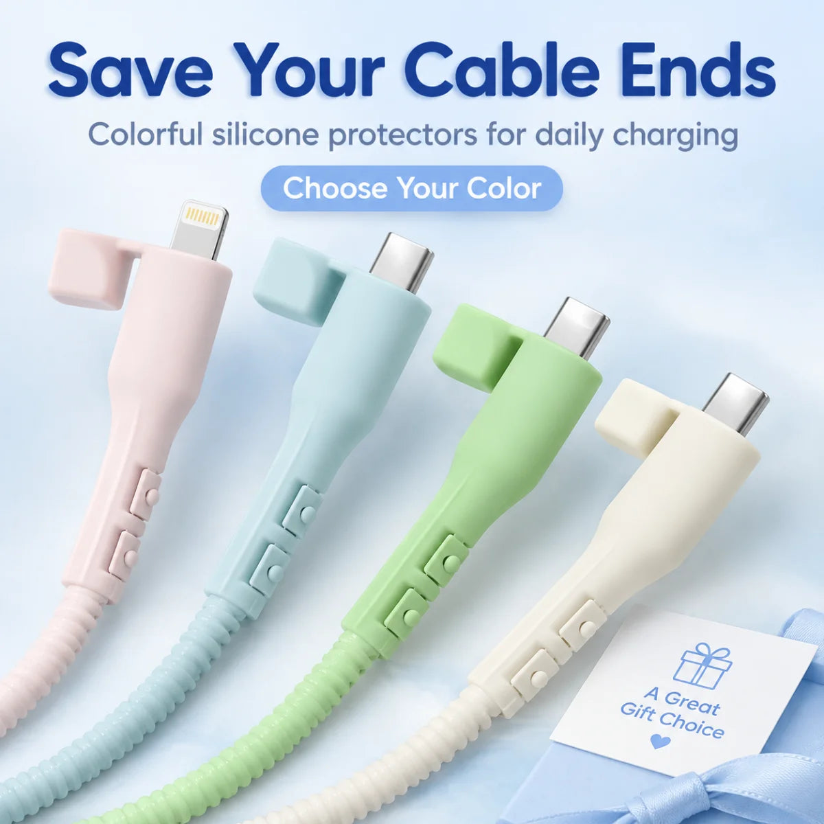 Protection universelle pour câble de données et tête de charge pour câbles de téléphone po