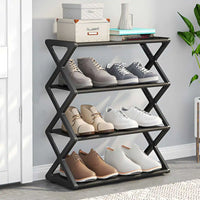 Étagère à chaussures en X à 4 niveaux – vue 3