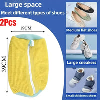 Sac de lavage de chaussures en coton