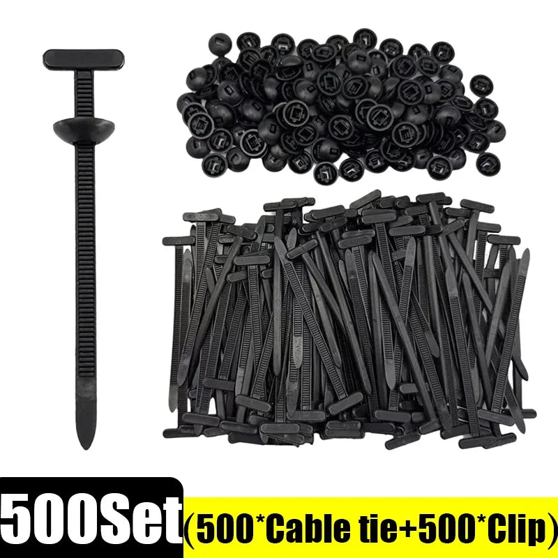 Attaches de câble en Nylon, boucle de fixation automatique