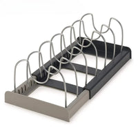 Organisateurs extensibles d'armoires de cuisine en acier inoxydable