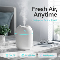 Petit humidificateur Y USB mini silencieux à grand débit d'air pour la maison – vue 4
