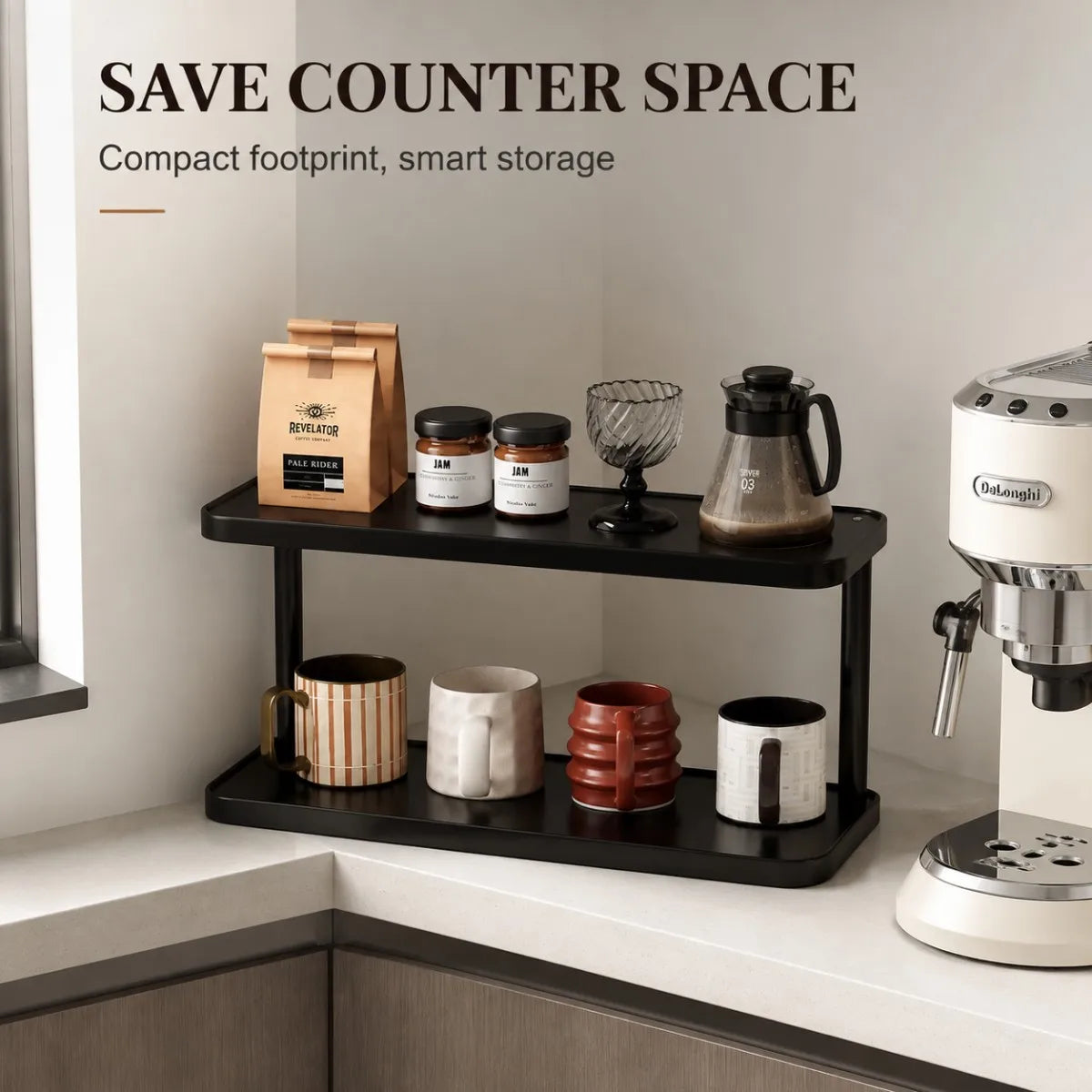 Support de rangement pour tasses de salon – vue 3