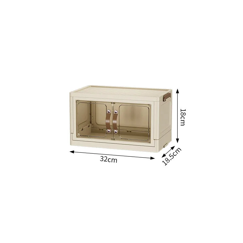 Boîte de rangement à tiroir pliable multifonctionnelle à 3 couches