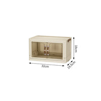 Boîte de rangement à tiroir pliable multifonctionnelle à 3 couches