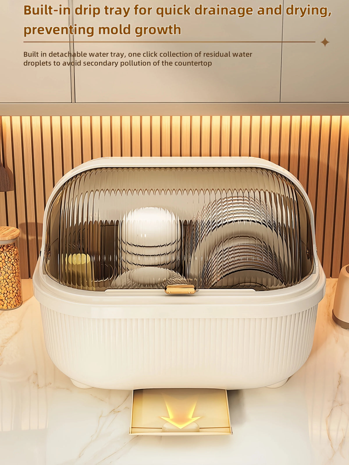 Boîte de rangement de cuisine de grande capacité – vue 2