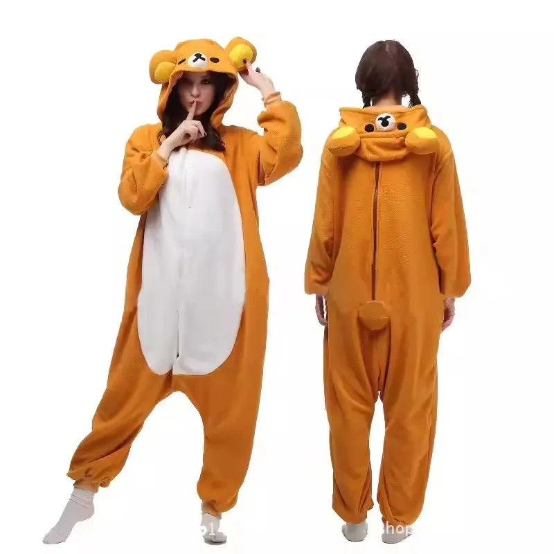 Pyjama Kigurumi Ours Blanc de Noël et d'Halloween – vue 2
