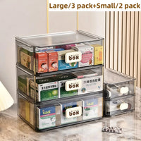 Boîte de rangement de médicaments multicouche domestique de grande capacité