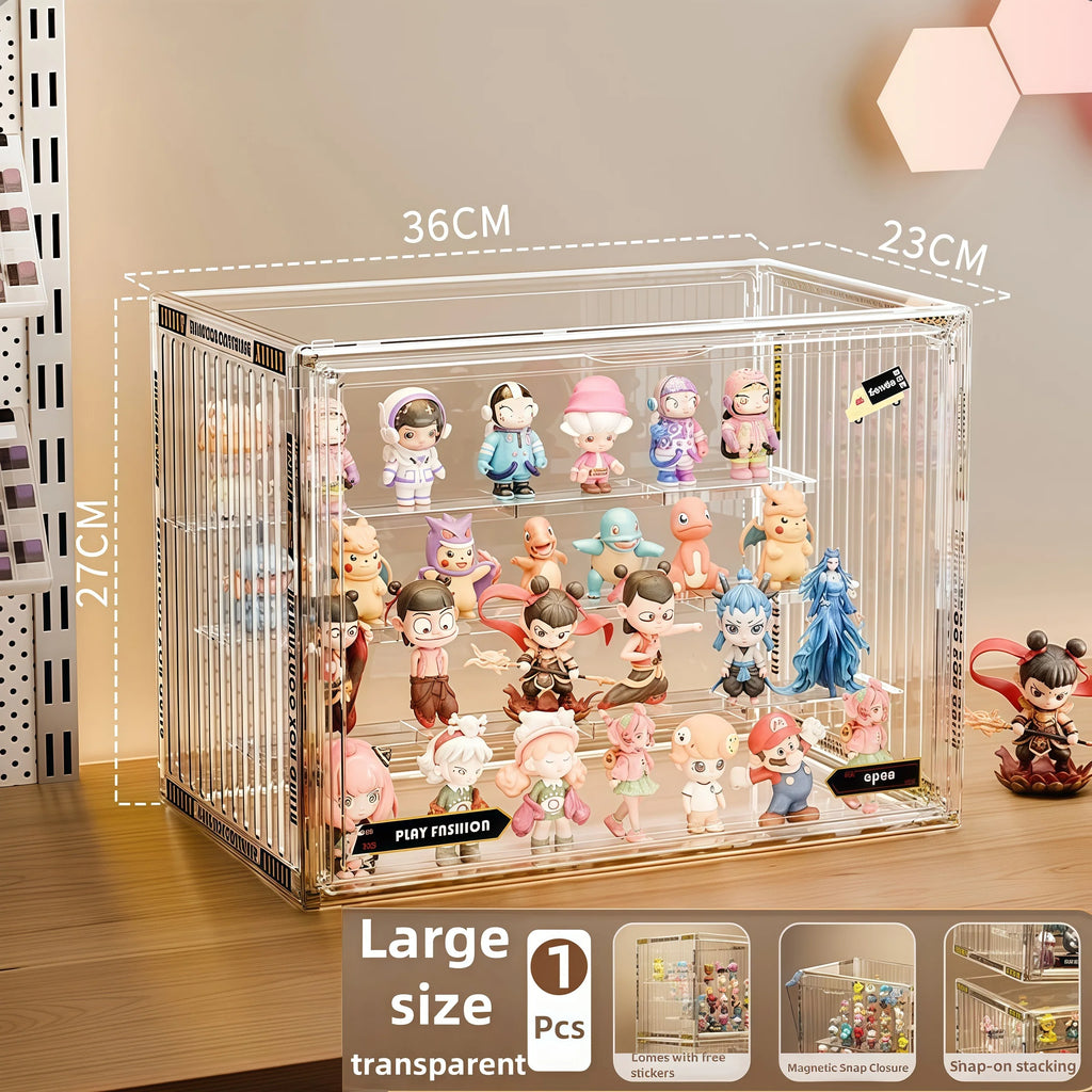 Vitrine de boîte aveugle, présentoir en acrylique