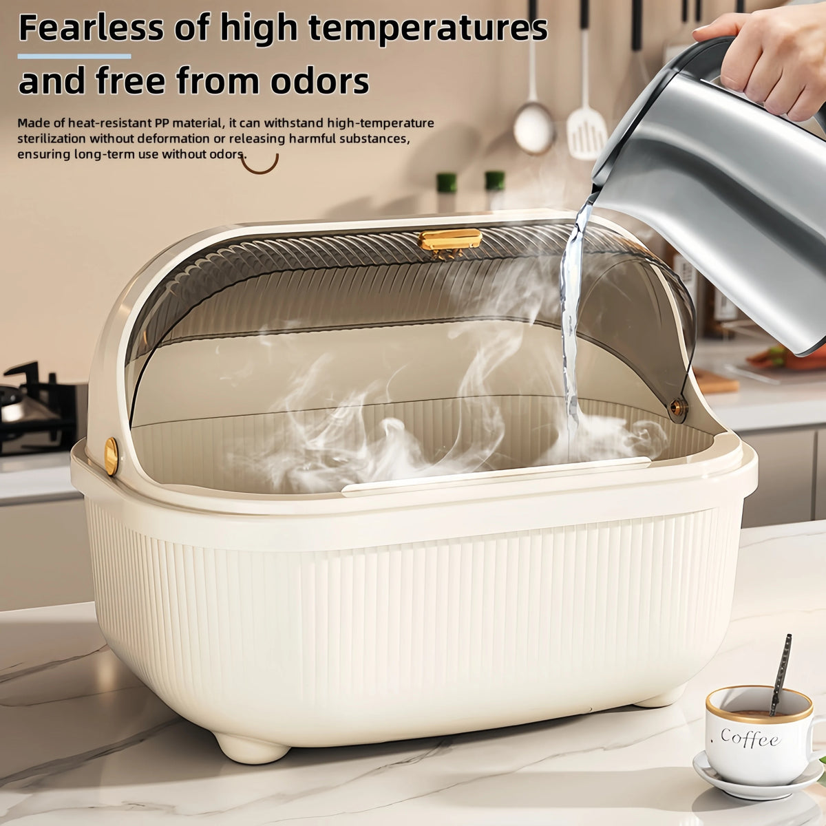 Boîte de rangement de cuisine de grande capacité – vue 4