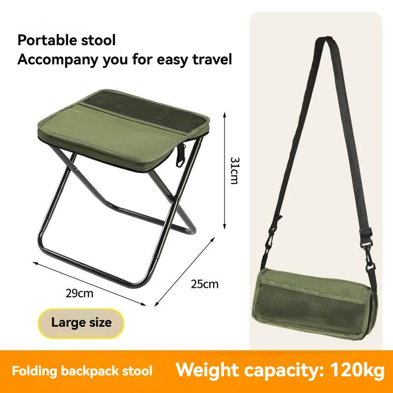 Tabouret pliant pour les loisirs en plein air