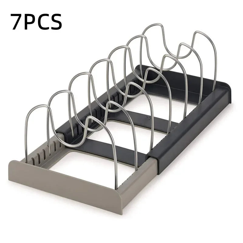 Organisateur extensible pour casseroles et poêles