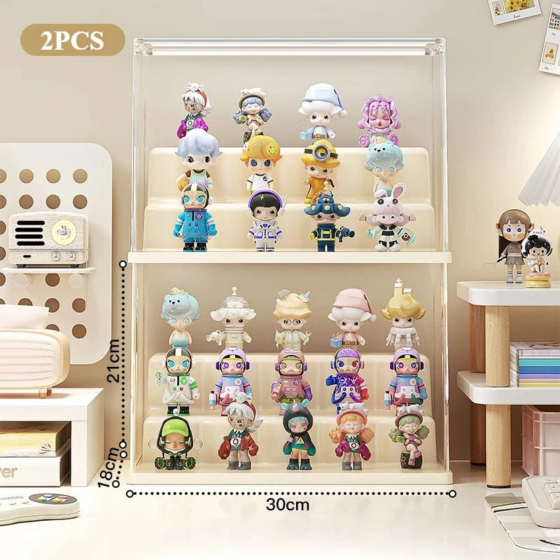Présentoir de boîte aveugle, organisateur d'affichage de jouets en bloc