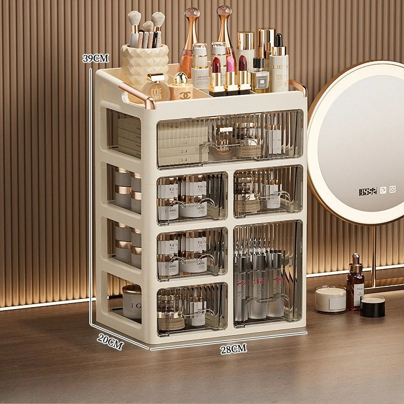 Étagère de rangement de cosmétiques à tiroir à 4 niveaux – vue 2