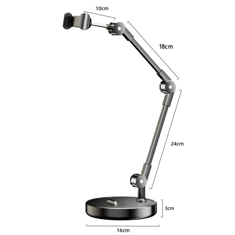 Support de téléphone réglable en acier au carbone 360° Support de prise de vue rotatif pou – vue 6