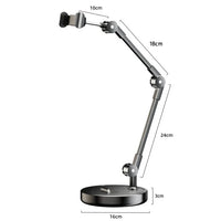 Support de téléphone réglable en acier au carbone 360° Support de prise de vue rotatif pou – vue 6