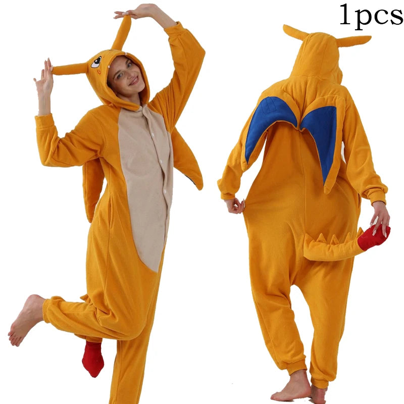 Anime Dragon Onesies pyjamas adulte combinaison Animal Halloween Costume Festival fête Cos