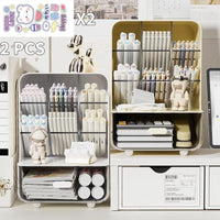 Porte-stylo incliné de grande capacité