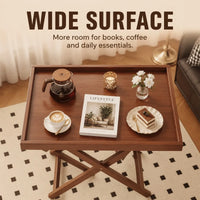Table d'appoint pliante, table de lit durable pour téléviseur – vue 2