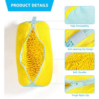 Sac de lavage de chaussures en coton – vue 2