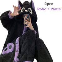 Pyjama d'hiver Robe chauve-souris
