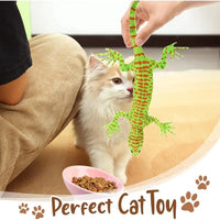 Jouets lézard herbe-aux-chats, jouets résistants aux morsures à mâcher pour chats d'intéri – vue 3