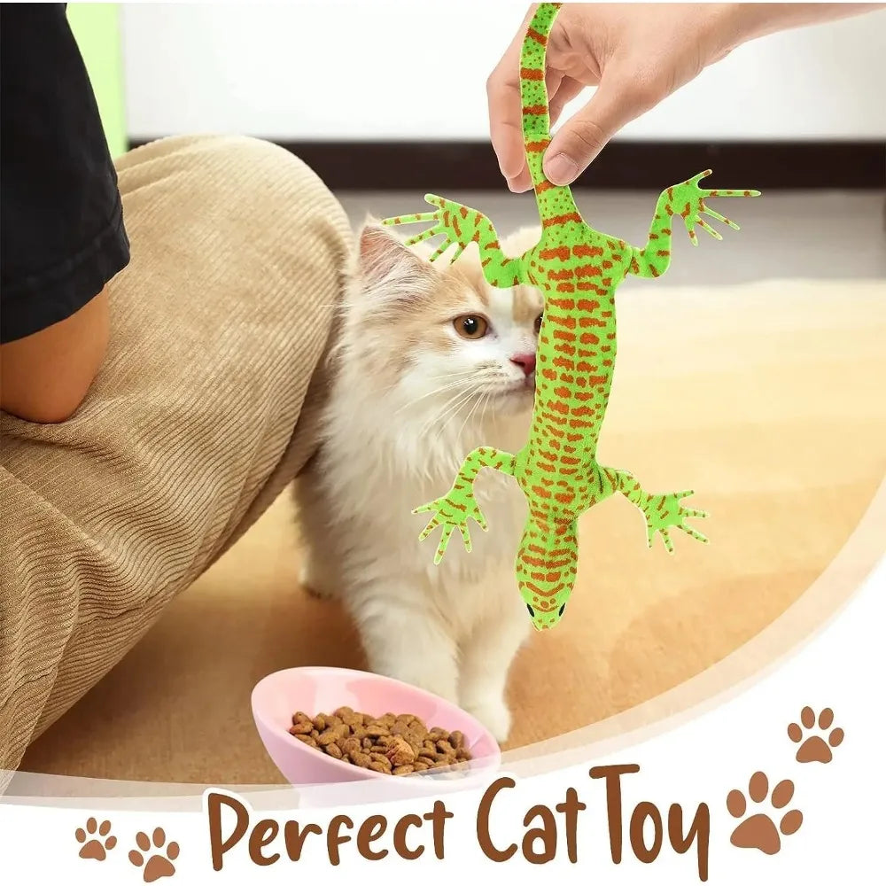 Jouets lézard herbe-aux-chats, jouets résistants aux morsures à mâcher pour chats d'intéri – vue 3
