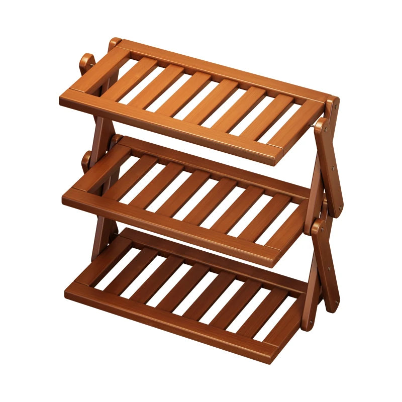 Étagère pliable en bambou, robuste – vue 6