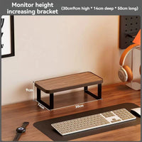 Support d'affichage avec espace de rangement surélevé pour clavier de bureau